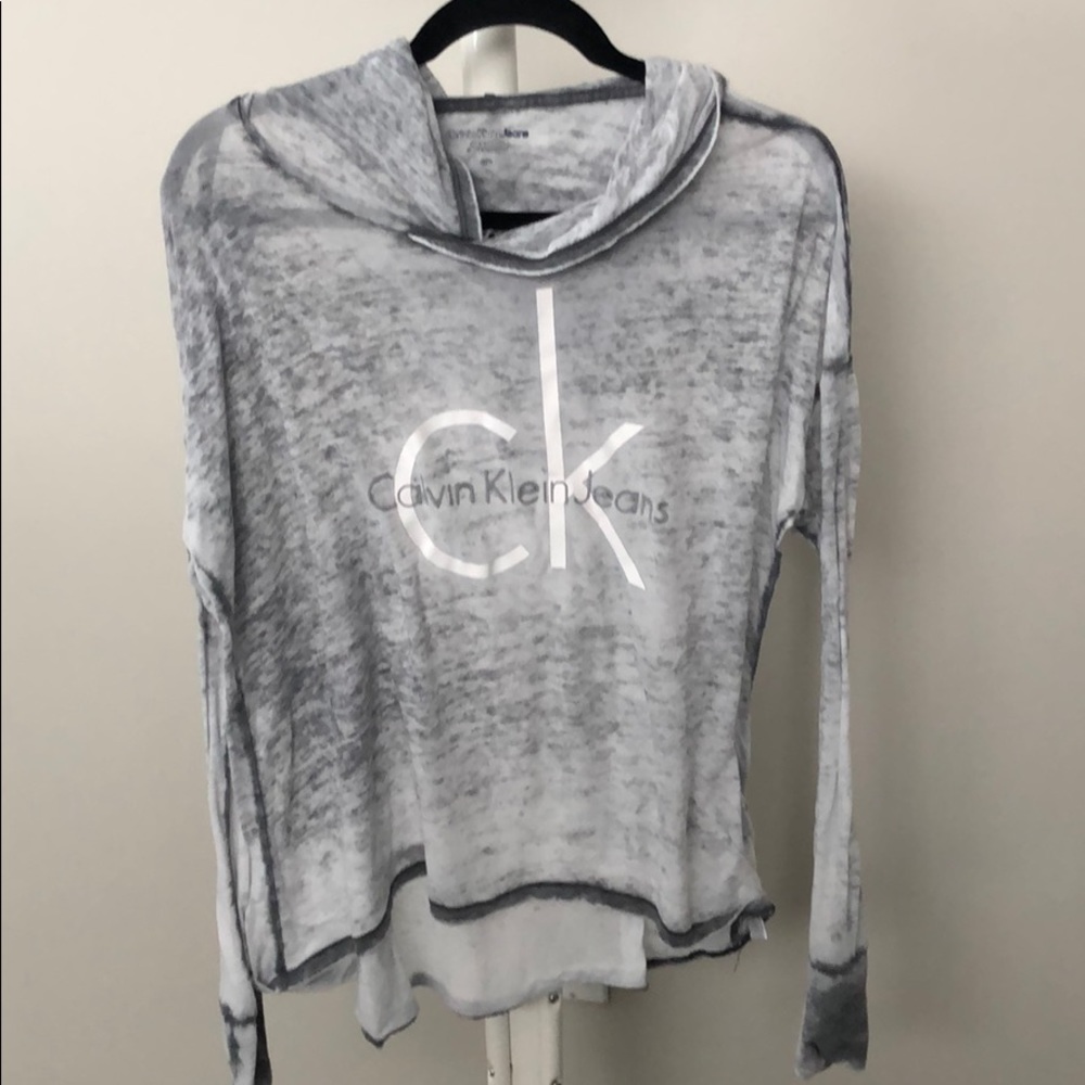 Calvin Klein Jeans Burn Out Long Sleeve T